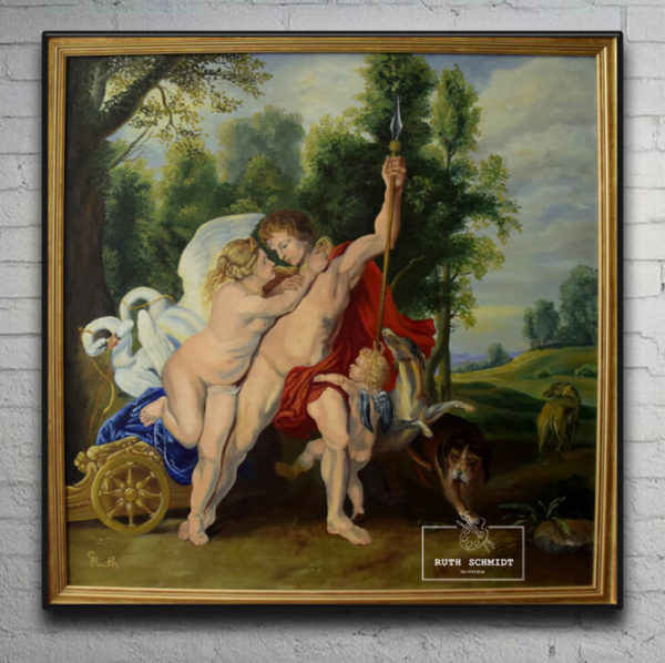 Vénusz és Adonisz (P.P. Rubens után)