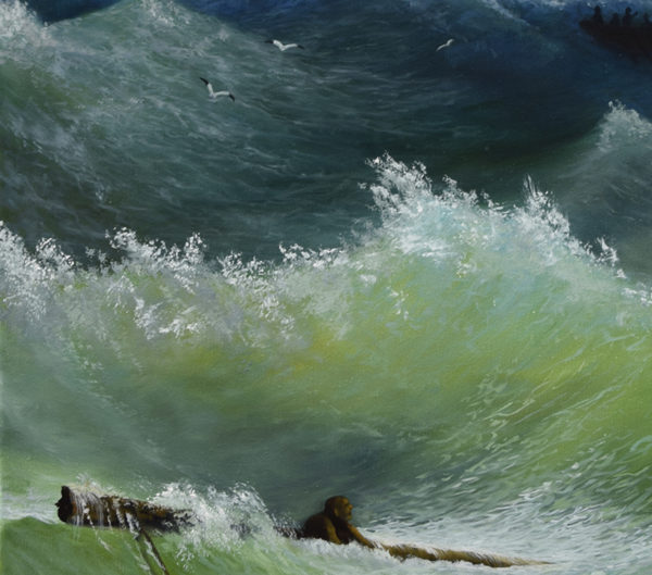 Vihar a tengeren- Aivazovsky után - Image 2