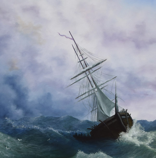 Vihar a tengeren- Aivazovsky után - Image 3